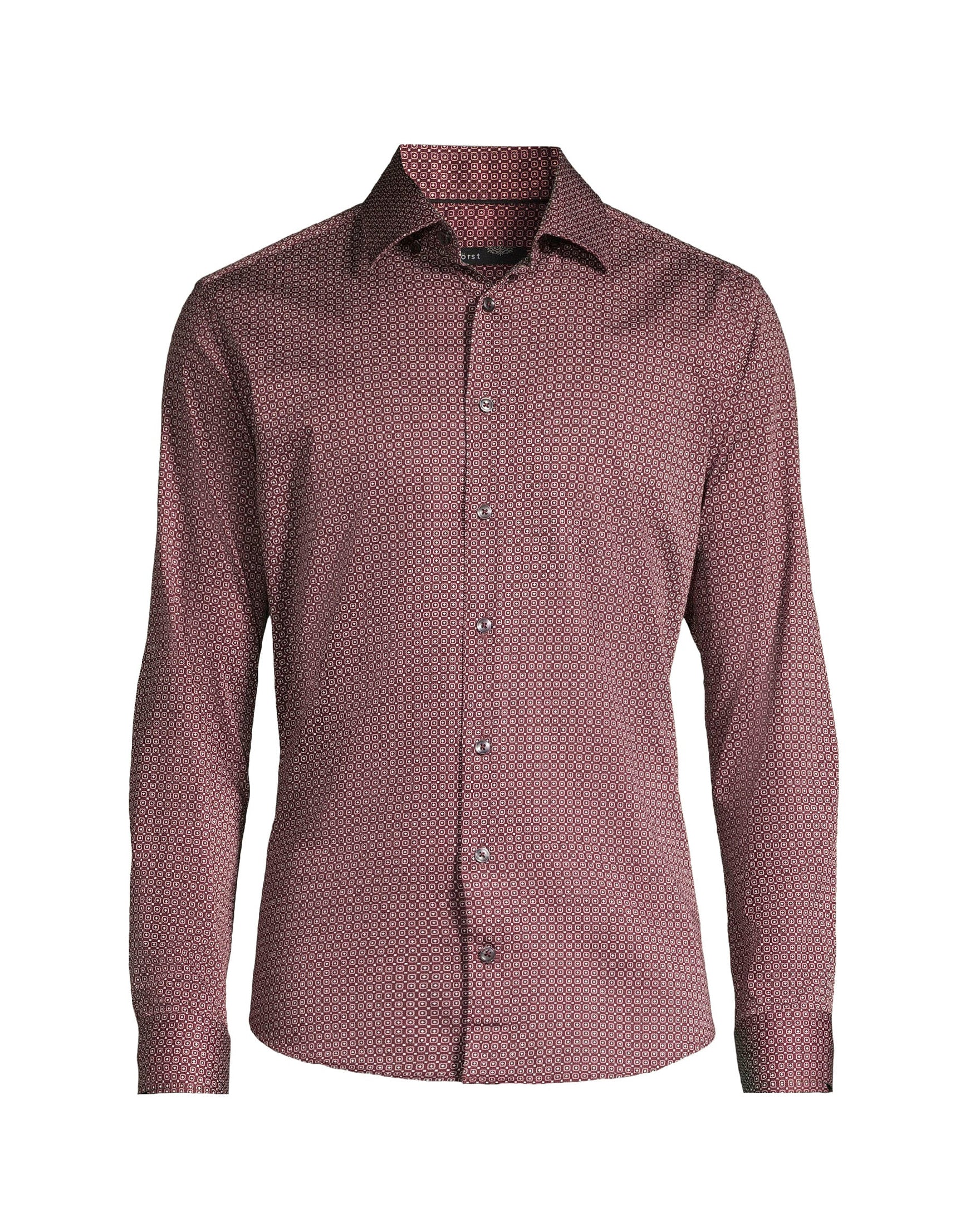 Cotton Sport Shirt – Burgundy