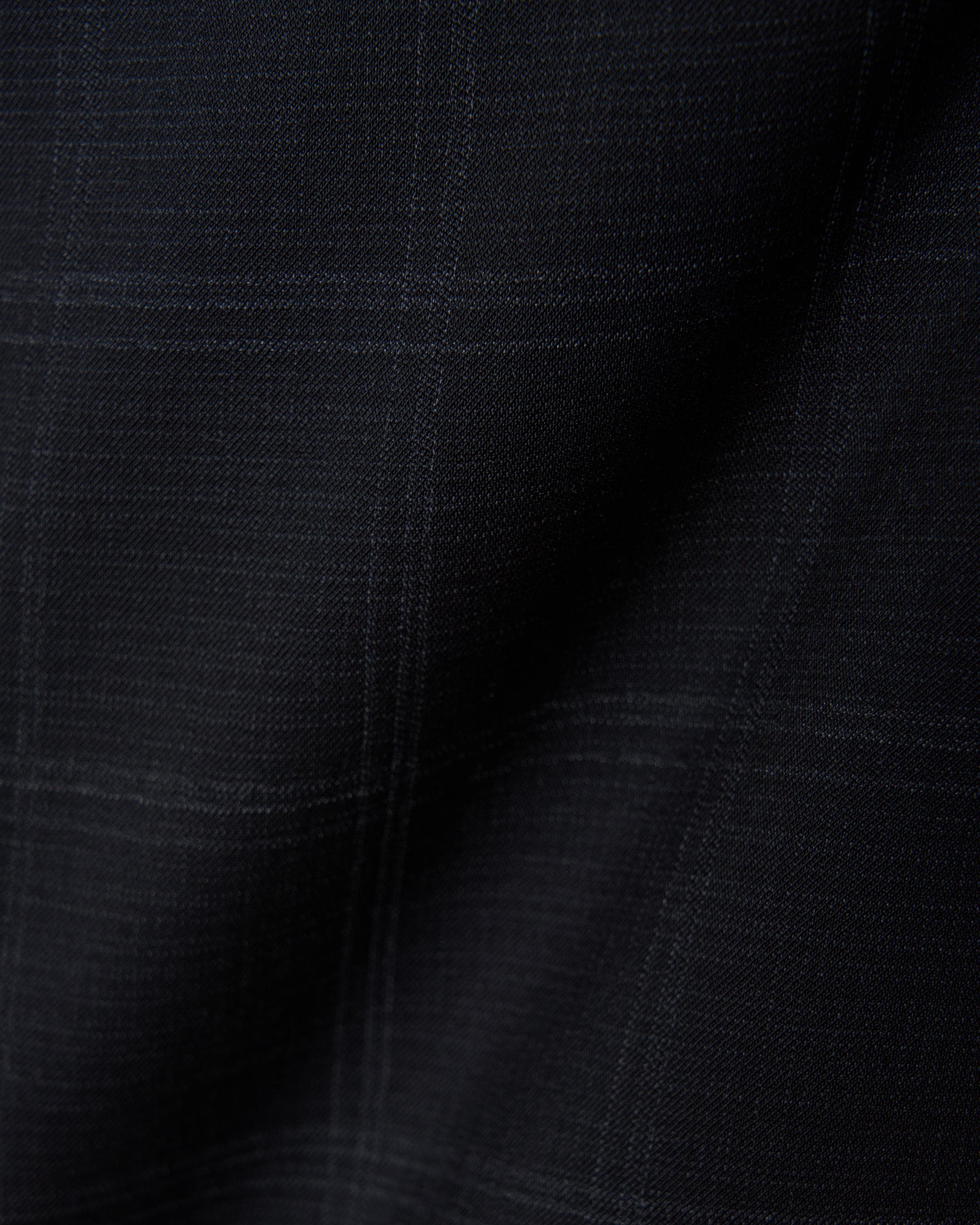 100% Virgin Wool Nested Suit – Black