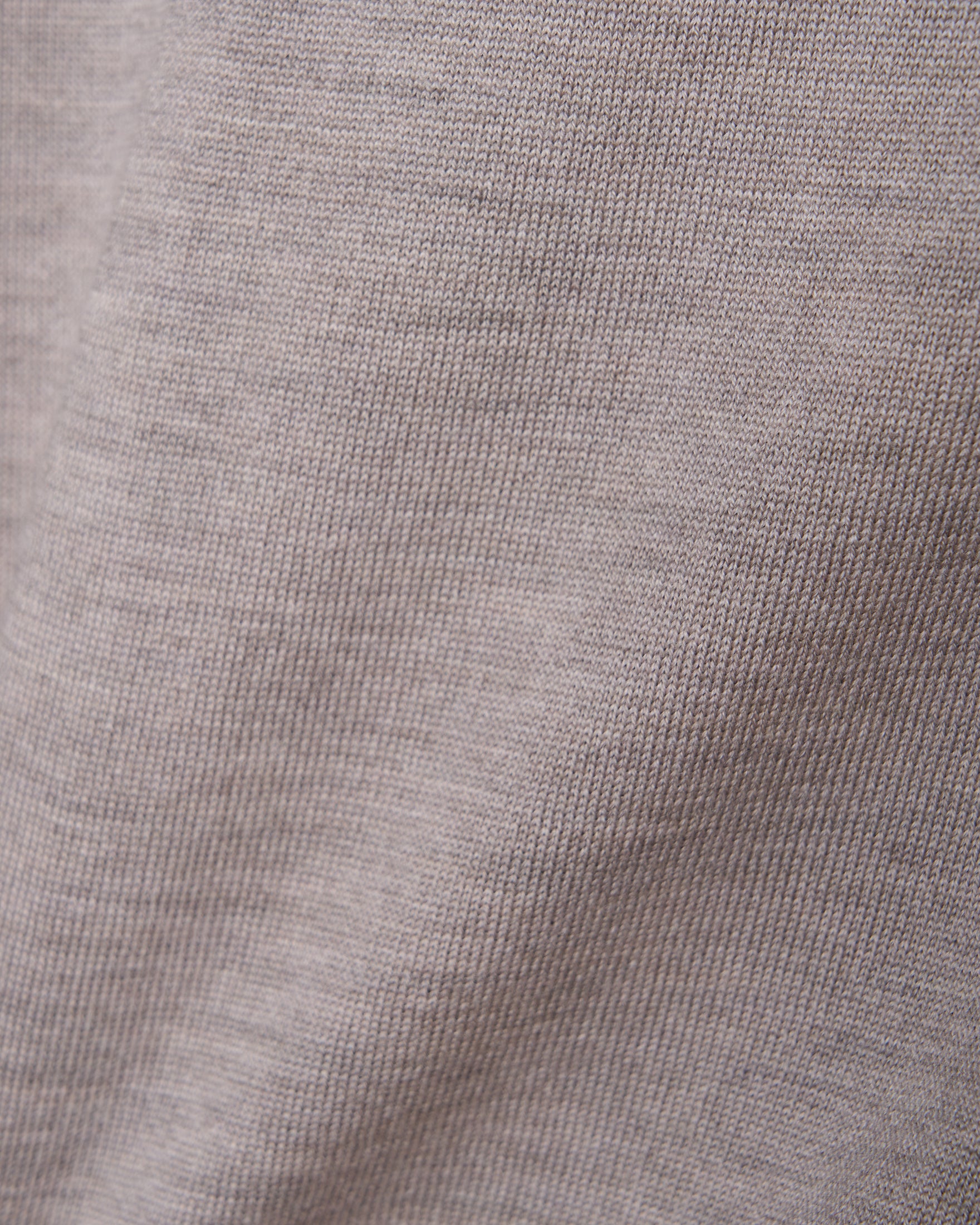 100% Merino Wool Mock Zip Sweater – Oatmeal