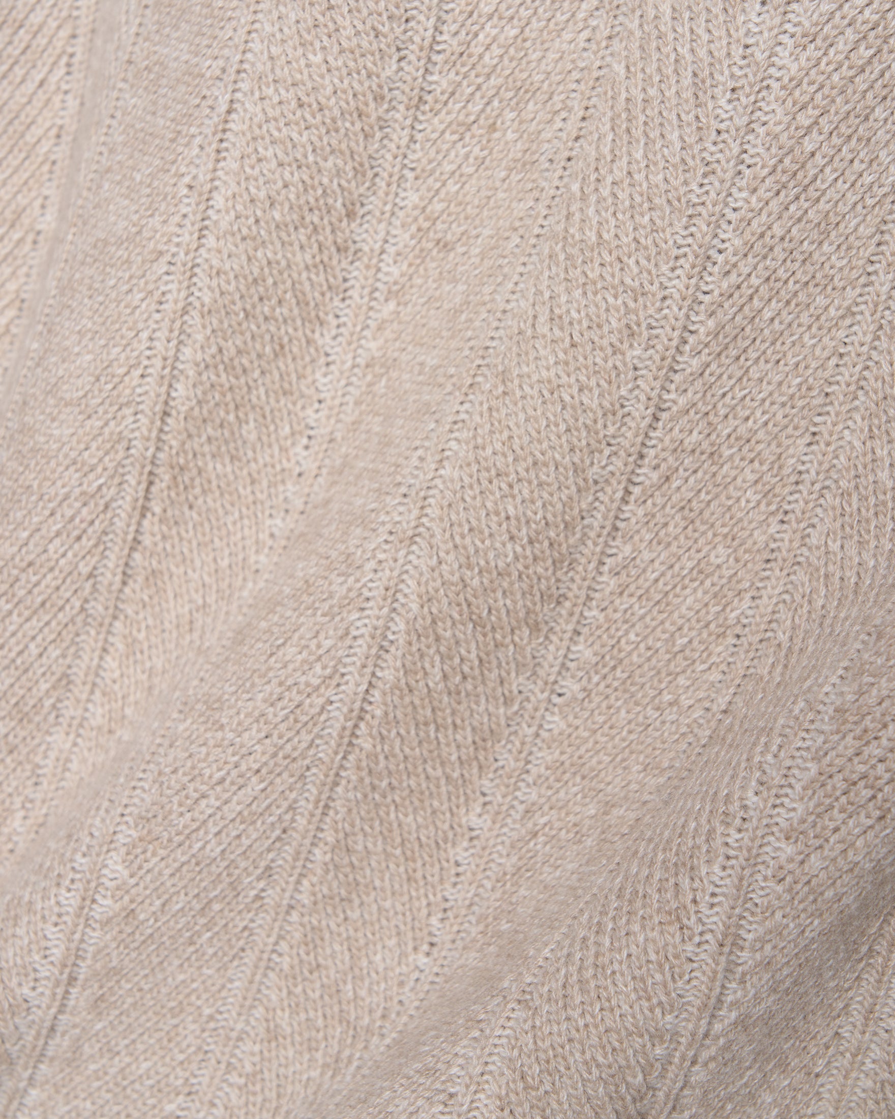 1/4 Mock Zip Sweater – Beige