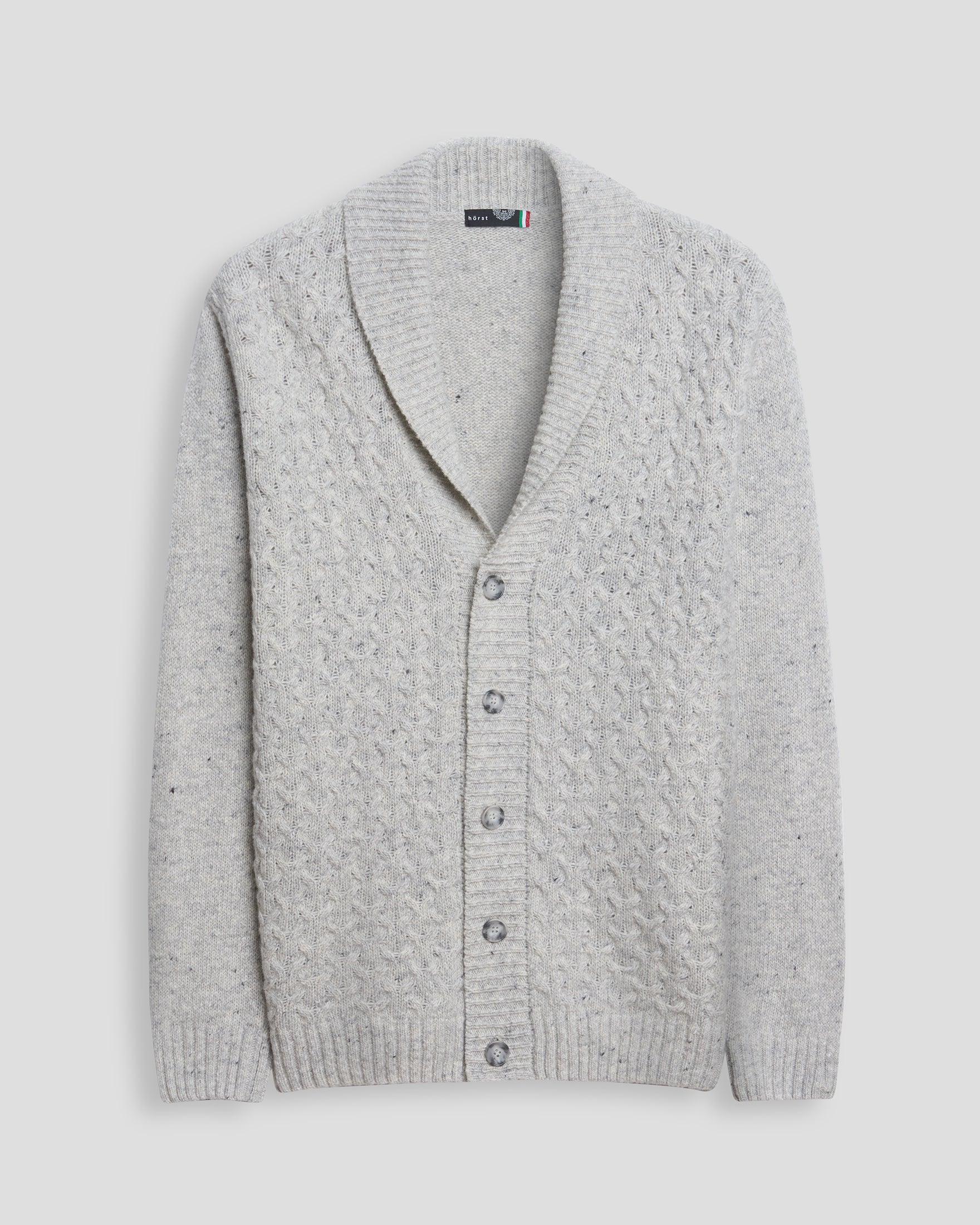 Cardigan en Laine – GRIS CLAIR