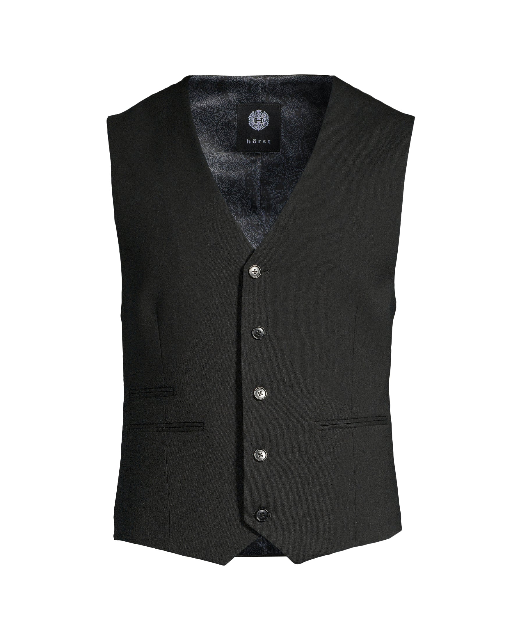 Gileton essentiel en laine – Noir